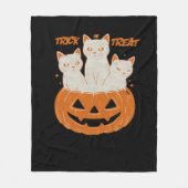 Trick or treat cats Classic T-shirt Fleece Deken (Voorkant)