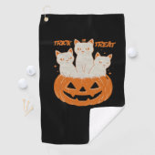 Trick or treat cats Classic T-shirt Golfhanddoek (Insitu)