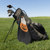 Trick or treat cats Classic T-shirt Golfhanddoek (Groen)