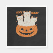 Trick or treat cats Classic T-shirt Servet (Voorkant)