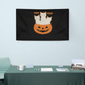Trick or treat cats Classic T-shirt Spandoek (Beurs)