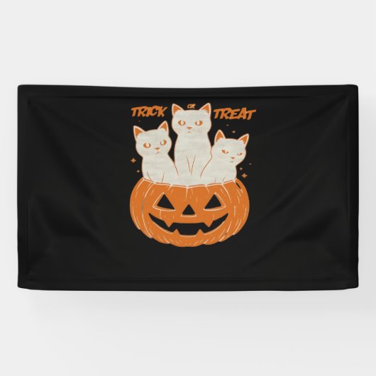 Trick or treat cats Classic T-shirt Spandoek (Horizontaal)
