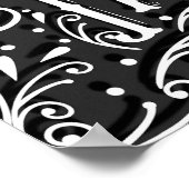 Trick or treat  Chalk Botten Halloween Party Poster (Hoek)