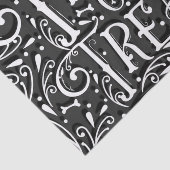 Trick or treat  Chalk Botten Halloween Party Tissuepapier (Detail)