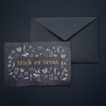 Trick or treat  Chalkboard Halloween