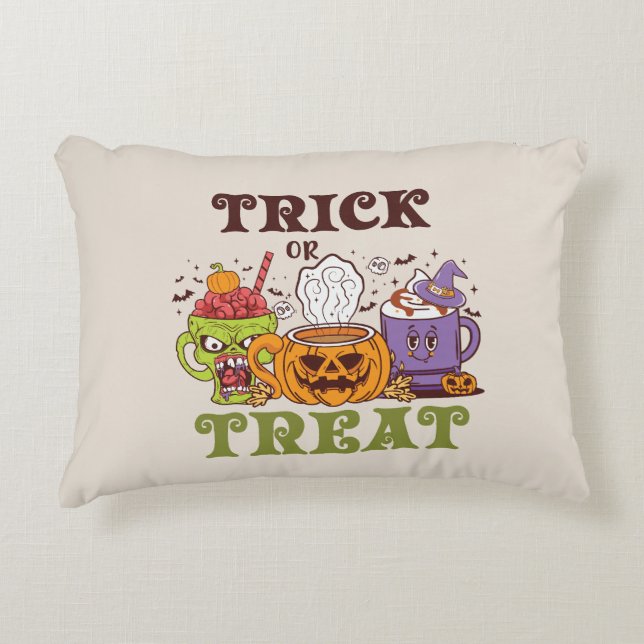 Trick or treat Coffee Delight Accent Kussen (Voorkant)