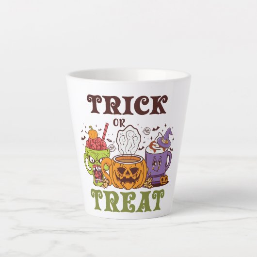 Trick or treat Coffee Delight Latte Mok (Voorkant)