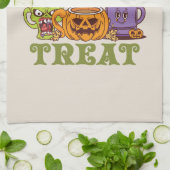 Trick or treat Coffee Delight Theedoek (Gevouwen)