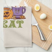 Trick or treat Coffee Delight Theedoek (Quarter Fold)