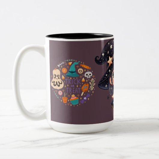 trick or treat Coffee Mok - Feestelijke Halloween (Links)