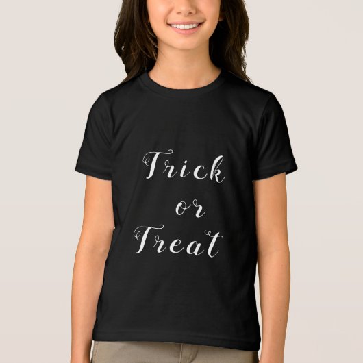 Trick or treat cool Tri-Blend shirt (Voorkant)
