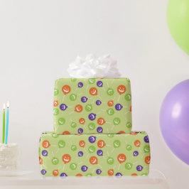 Trick-or-Treat Creepy Lollipops Naadloze Halloween Cadeaupapier