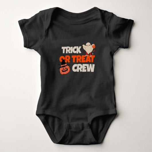 Trick or treat Crew Baby Bodysuit (Voorkant)