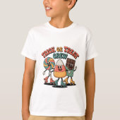 Trick or Treat Crew Kids Halloween Shirt (Voorkant)