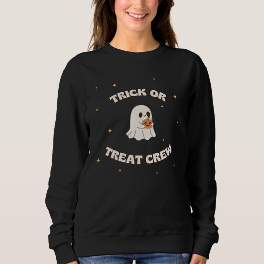 Trick or treat Crew Vrouwen Sweatshirt (Voorkant)