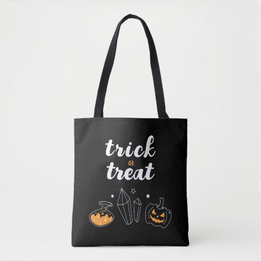 trick or treat cristal tote bag (Voorkant)