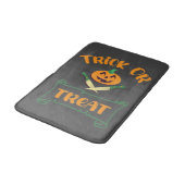 Trick or treat crossbones Halloween pompoen gezich Badmat (Gekanteld)