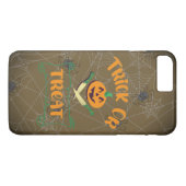 Trick or treat crossbones Halloween pompoen gezich Case-Mate iPhone Case (Achterkant (Horizontaal))