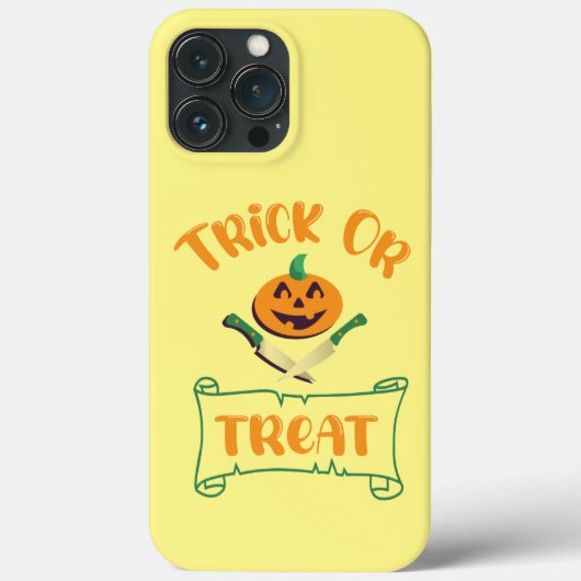 Trick or treat crossbones Halloween pompoen gezich Case-Mate iPhone Case (Achterkant)
