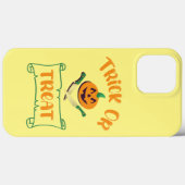 Trick or treat crossbones Halloween pompoen gezich Case-Mate iPhone Case (Achterkant (horizontaal))