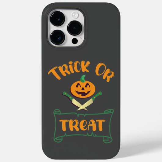 Trick or treat crossbones Halloween pompoen gezich Case-Mate iPhone Case (Achterkant)