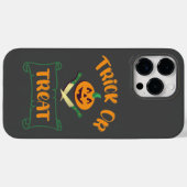 Trick or treat crossbones Halloween pompoen gezich Case-Mate iPhone Case (Achterkant (horizontaal))