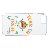 Trick or treat crossbones Halloween pompoen gezich Case-Mate iPhone Case (Achterkant (Horizontaal))