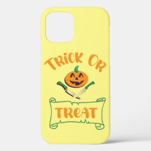 Trick or treat crossbones Halloween pompoen gezich Case-Mate iPhone Case