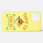 Trick or treat crossbones Halloween pompoen gezich Case-Mate iPhone Case (Achterkant (horizontaal))