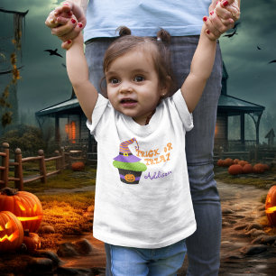 Trick or treat Cupcake Aangepast Kinder Shirts