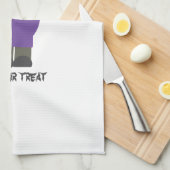 Trick or treat- Cute Frankenstein Theedoek (Quarter Fold)