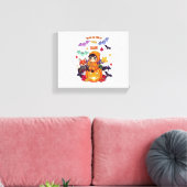 Trick or treat Cute Halloween Canvas Afdruk (Insitu (Woonkamer))