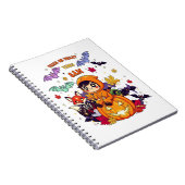 Trick or treat Cute Halloween Notitieboek (Rechterzijde)