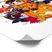 Trick or treat Cute Halloween Poster (Hoek)
