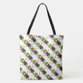 Trick or treat Cute Witch Tote Bag (Achterkant)