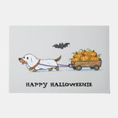 TRICK OR TREAT DACHSHUND DEURMAT (Voorkant)