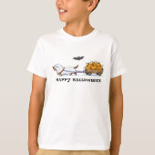 TRICK OR TREAT DACKEL  T-SHIRT (Voorkant)