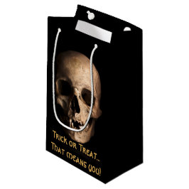 Trick or treat...dat betekent jou! Snoepjes tas Klein Cadeauzakje