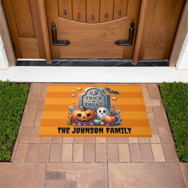 Trick or treat deurmat (Buiten)