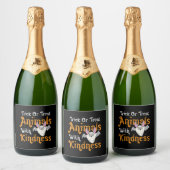 Trick or treat Dieren Met Vriendelijkheid - Hallow Sparkling Wijnetiket (Flessen)