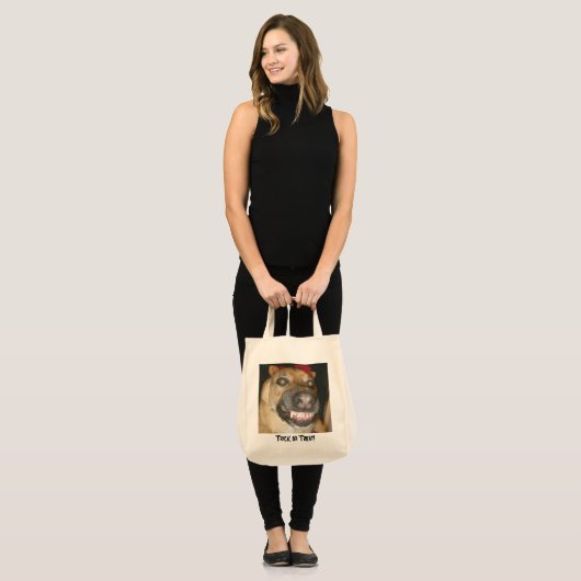 Trick or treat Dog! Tote Bag (Voorkant (model))