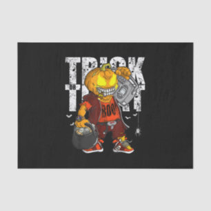 Trick or treat Dope Hip Hop Halloween Graphic Mann Tissuepapier