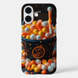 Trick or treat emmer iPhone 16 hoesje
