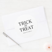 TRICK OR TREAT ETIKET (Envelop)