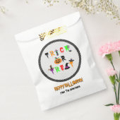 Trick or treat Favor Bags Bedankzakje (Gezegeld)