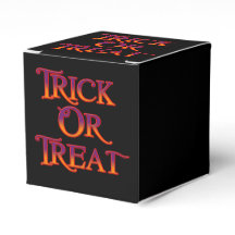 Trick or treat Favor Box