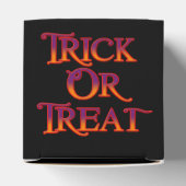Trick or treat Favor Box Bedankdoosjes (Bovenkant)
