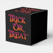 Trick or treat Favor Box Bedankdoosjes (Achterkant)