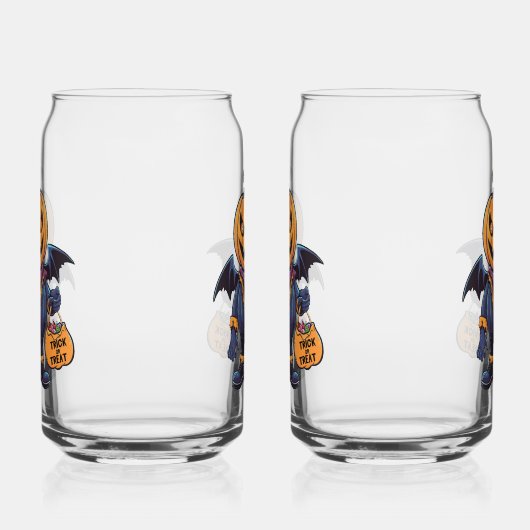 Trick or treat | Fijne Halloween Blikvorm Glas (Links)