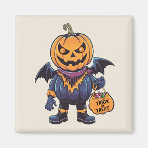 Trick or treat Fijne Halloween Magneet